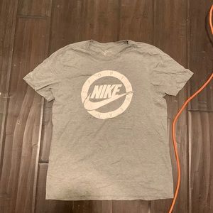 Grey Nike shirt